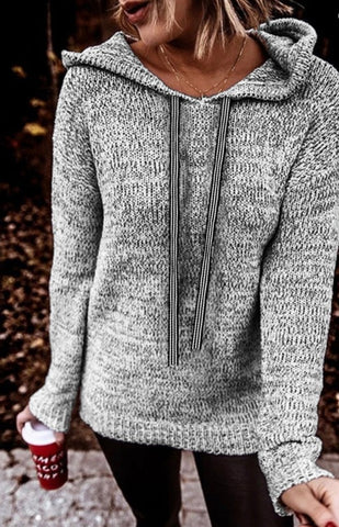 Grey Hoodie Sweater